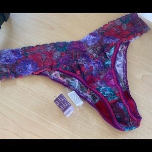beautiful floral hanky panky thong